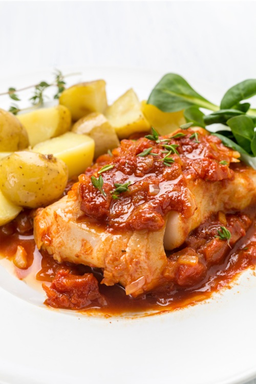 baccalà cipolla pomodoro ricetta