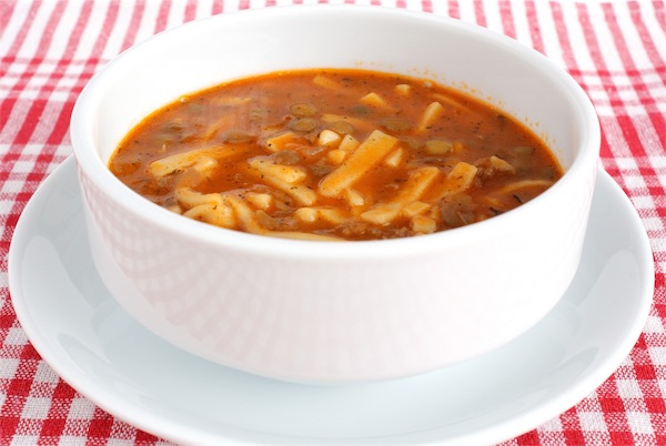 pasta lenticchie ricetta minestra