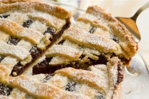 crostata visciole mandorle taverna del ghetto