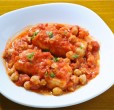 ricetta baccalà ceci